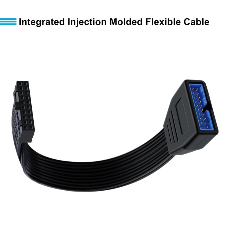 USB 3.0 19/20 Pin Extension Cable Internal Header Adapter Desktop 30 cm Cord gallery