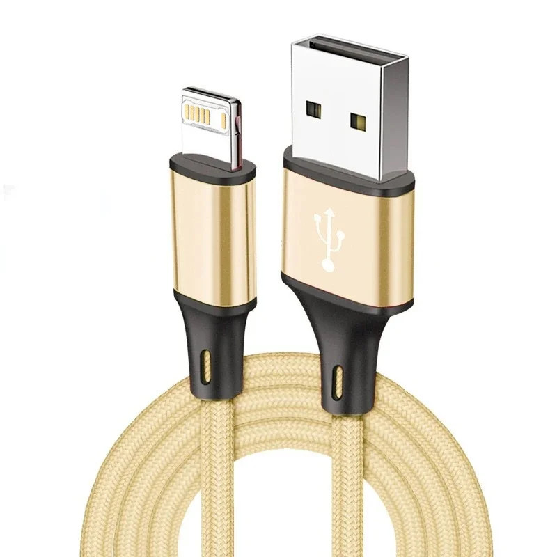 USB Cable for Iphone 5 6 7 8 plus X XS XR 11 12 13 14 Pro Max SE 1M 2M Long 0.25 gallery