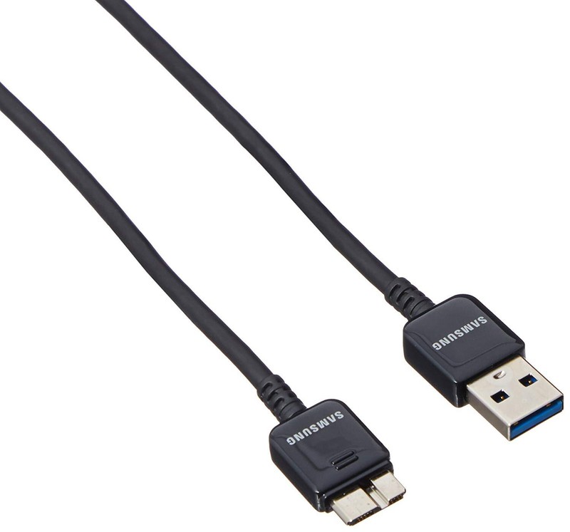 Samsung USB 3.0 Micro B Sync Transfer and Charge 1M Cable (5 Ft) Black