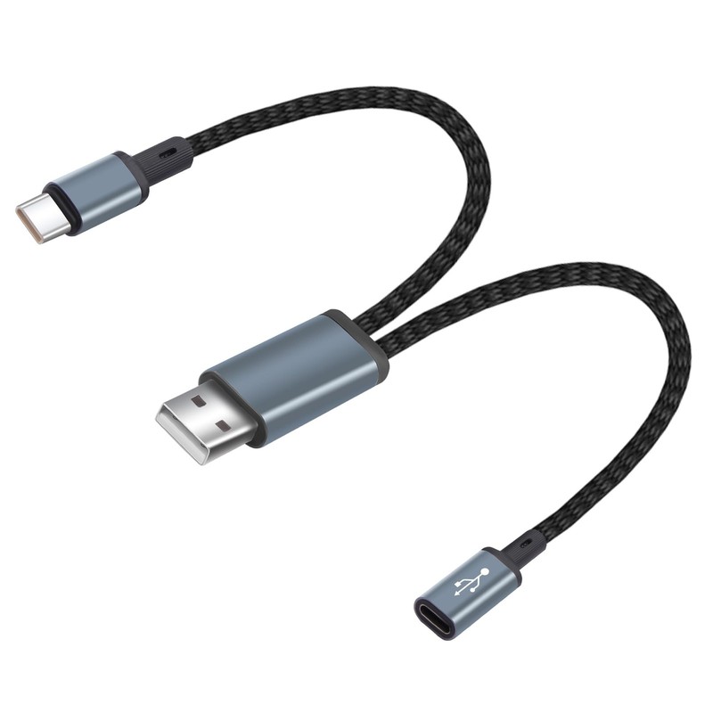 USB to Dual Extension Cable USB Splitter Y Cable 1 in 2 Out Charging and Data…
