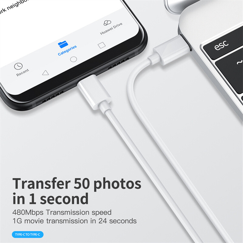 3/6FT Type C to Type C Fast Charger Charging Cord PD Cable For Samsung Android gallery