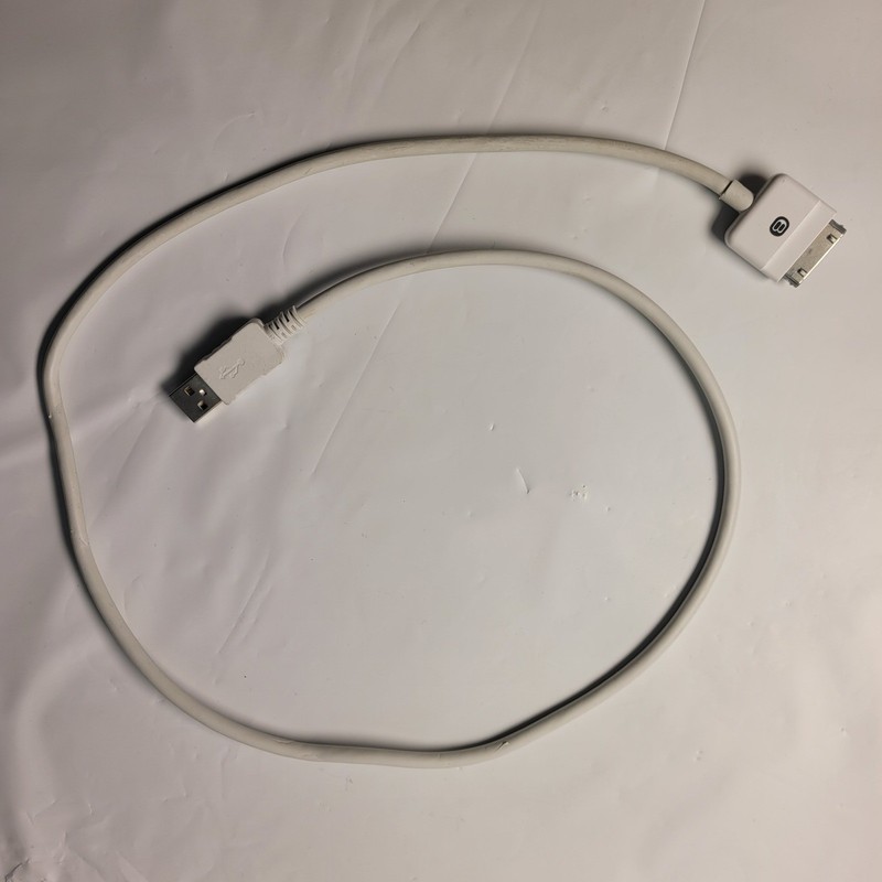 2ft 24″ Belkin 30-Pin USB Charging Data Sync Cable Apple iPhone iPad iPod White