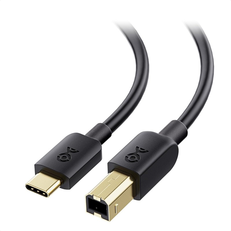 Cable Matters USB B to USB C Cable – 3.3Ft, USB-C to USB-B Cable, MIDI to USBC C
