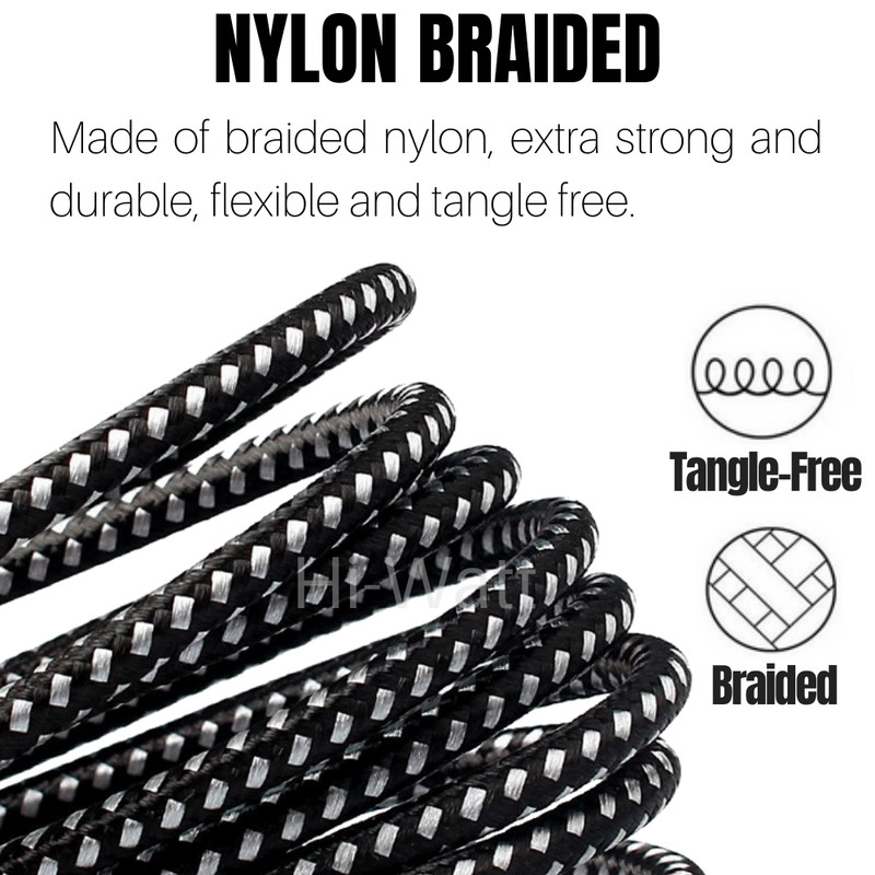 USB to Micro-USB Cord Braided Data Cable Android Phone For LG Google Tablets Lot gallery