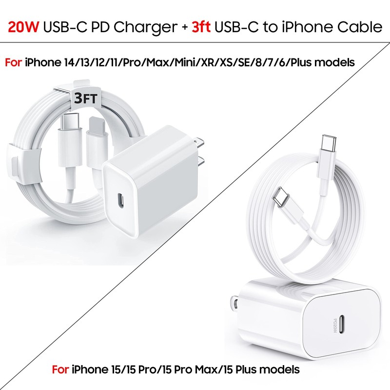 Original USB Fast Charger Cable Cord For iPhone 16 15 14 13 12 11 Pro Max 8 7 6 gallery