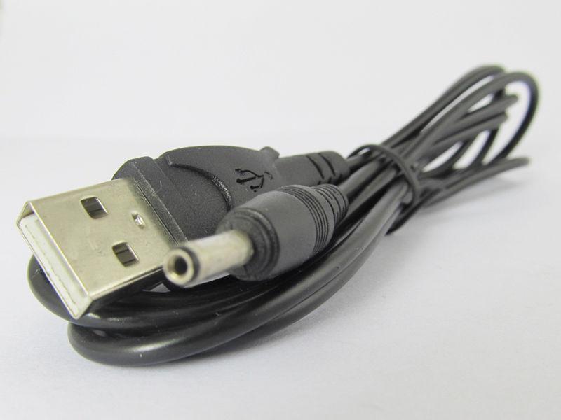 USB 2.0 A Male to 1.35 x 3.5mm DC Plug 5V DC Power Cable 5FT/1.5M 1set