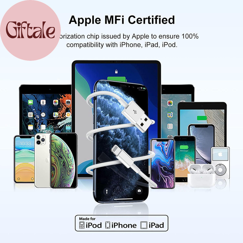 3Ft Iphone Charger Apple Mfi Certified, Apple Lightning to USB Cable 3 Feet,Fast gallery