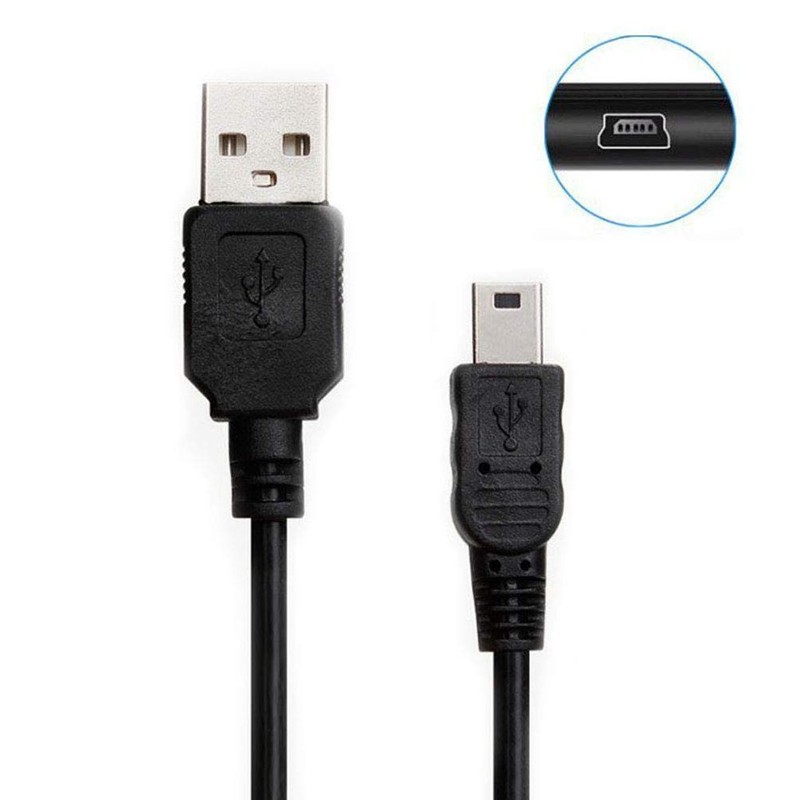 5ft Mini USB Charging Cable - Tangle-Free, Compatible with Uniden Scanners gallery