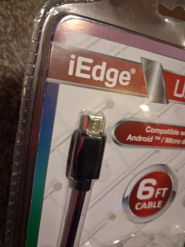 iEdge Micro USB Android Charger 6 FT USB 2.0 gallery