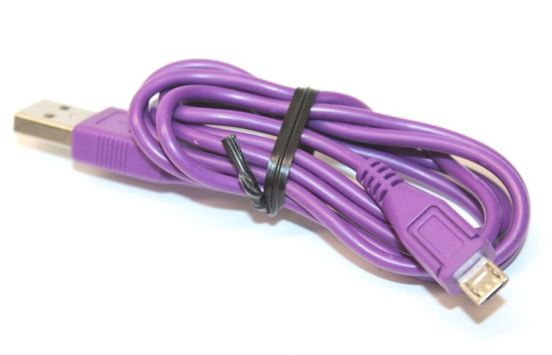 Purple USB Charging Cable for Lenovo Android Phone A5 A6 Note K5 Tab 7 M8 FHD HD