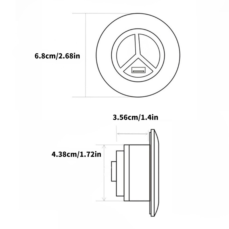 Motorized Recliner Control Handset 2 Button USB Charging for Chair Repair gallery