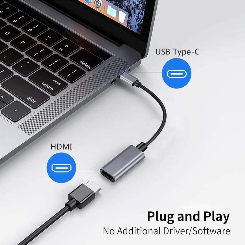 USB Type-C to HDMI Cable Adapter 4K 30hz TV for Macbook iPad Air Pro PC Phone . gallery