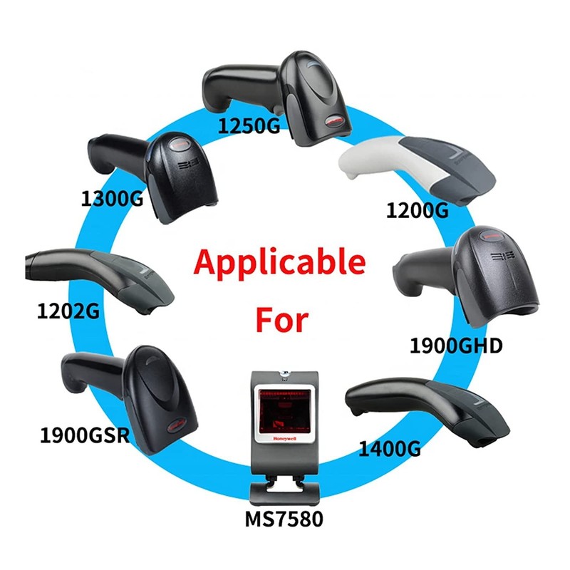 Barcode Scanner 𝐂𝐨𝐢𝐥𝐞𝐝 𝐔𝐒𝐁 𝐂𝐚𝐛𝐥𝐞 USB to RJ45 Cable CBL-500-300-... gallery