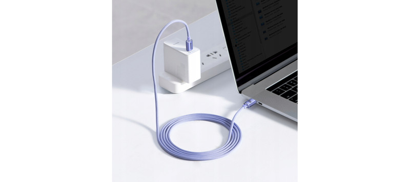 Baseus USB Type-C to USB Type-C Cable 2-meter Fast Charge 3.0 100W (5A/20V) gallery