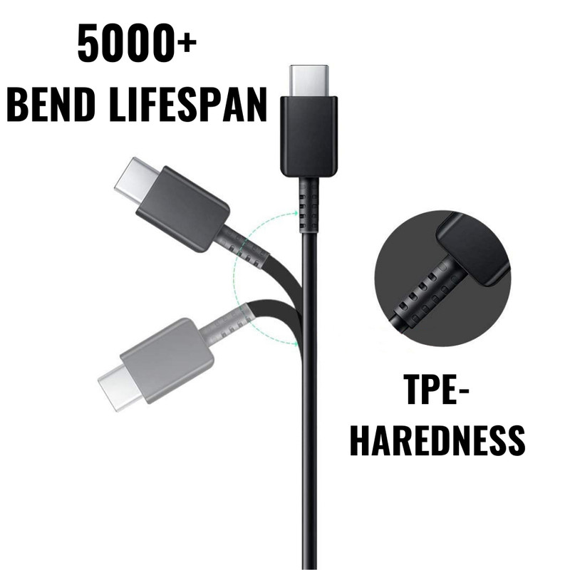 25W Fast PD Charger Cube For Samsung Galaxy S10 S20 S21 S22 USB C Type C Cable gallery