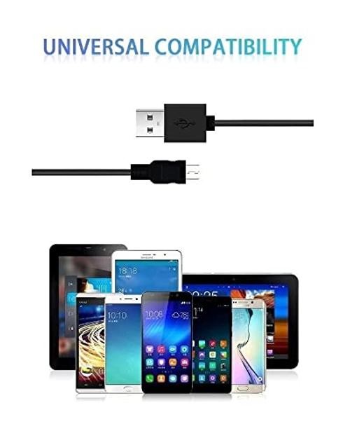 Micro USB Cable, 2 Pack [6FT, 6FT], Fast Charging Cable, High 2Pack 6ft Black gallery