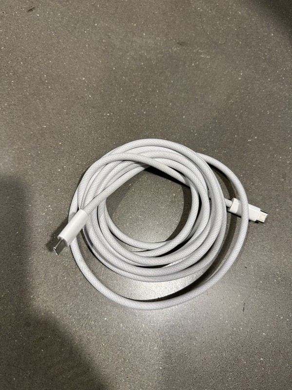 GENUINE Apple 240W USB-C Charge Woven Cable 2m (LOT OF 2) ‎MU2G3AM/A A2794 USED*