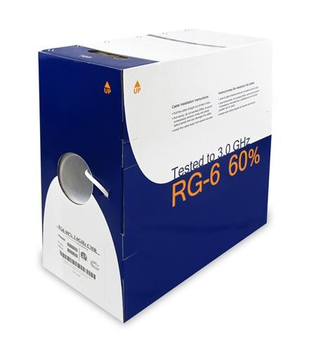 Wavenet WAV-COAX-RG6-BK Rg6 Coax 1000ft Pull Box Box Rg6urbk (wavcoaxrg6bk)
