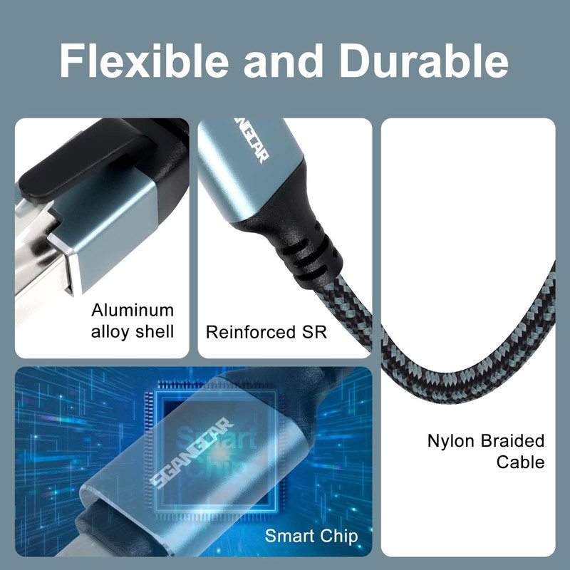 USB C to Ethernet Cable,40 Feet Type C to Gigabit Ethernet Cable,USB C to RJ4... gallery
