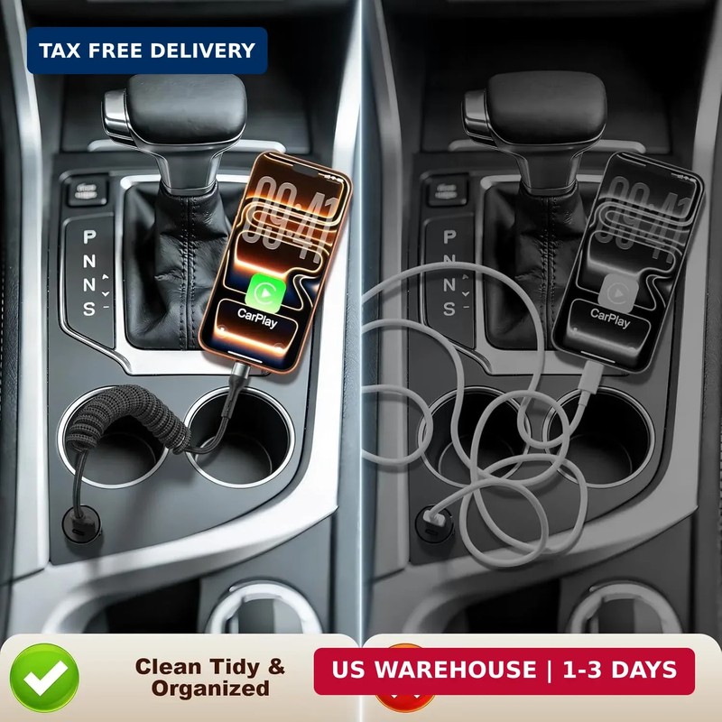 Coiled USB C Charger Cable for CarPlay [3ft 2Pack],USB A to USB C Cable,Durable gallery