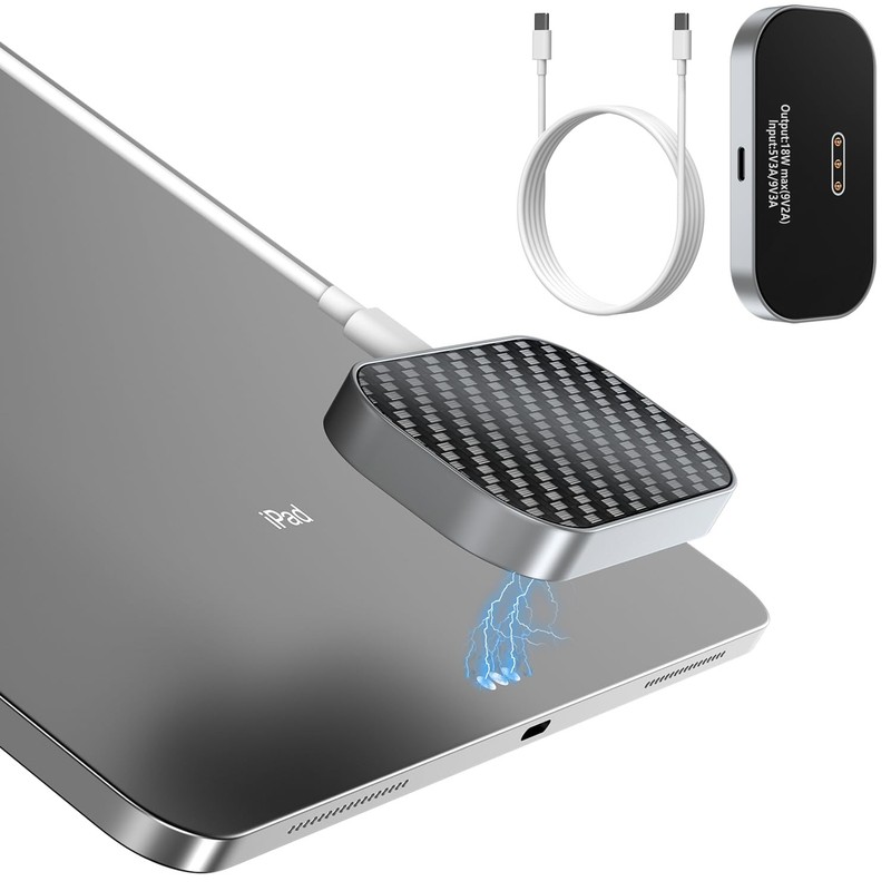 Magnetic Wireless Charger for iPad Pro 12.9inch(3rd/4th/5th/6th) & iPad Air 1…
