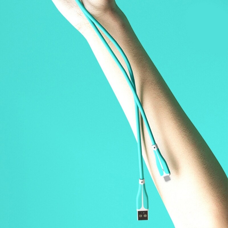 Soft Silicone USB to Type-C Cable for Mobile Phones with Type-C Port gallery