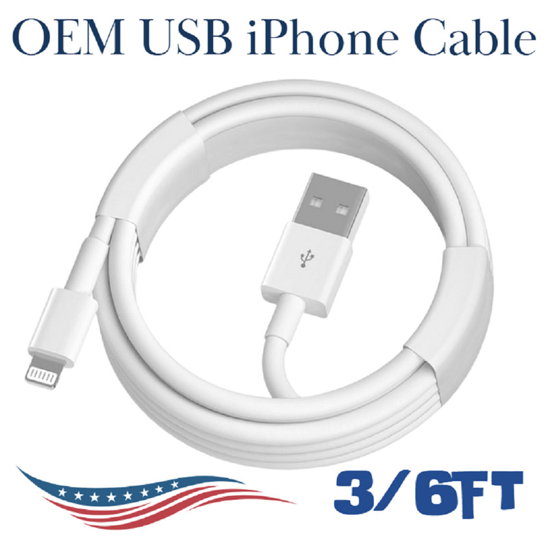 Lot of 10X USB Fast Charging Cord For Apple iPhone 14 13 11 12 8 7 Cable Charger