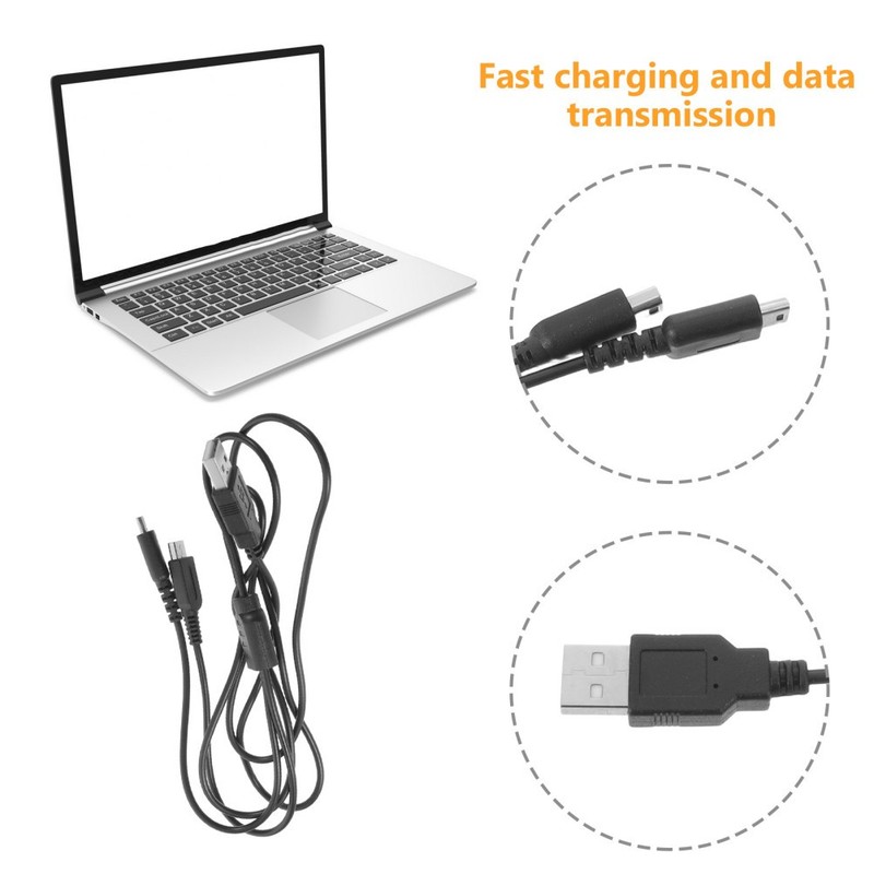 Game Console Charging Cable Dual Connector Fast Charge for Handheld System gallery