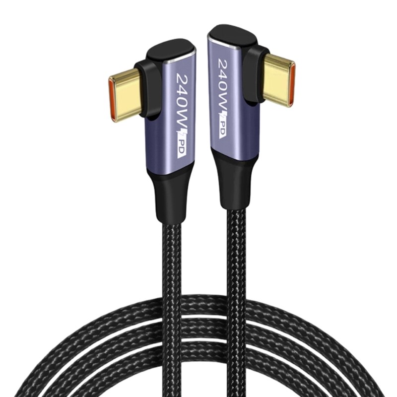 Type-C to Type-C PD240W Fast Charging Cable with Stable EMAKER 480Mbps Data Line gallery