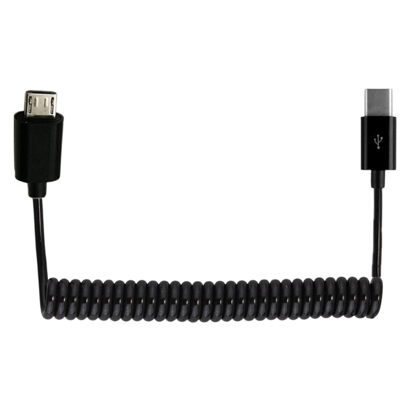 Type C To 5P/Mini 5P Spring Data Cable For Phone Camera Fast Charging gallery