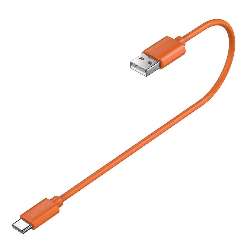 YEAOI Charger for Ring Battery Doorbell, Camera USB C Charging CABLE, Orange