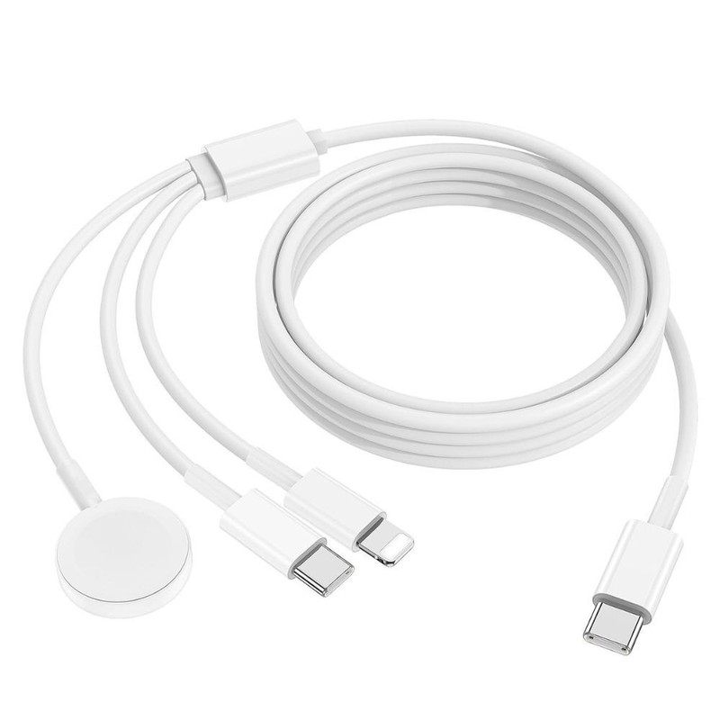 3 in 1 Upgraded 40W USB-C Charger for iWatch iPhone 8~17 For Apple Watch Charger