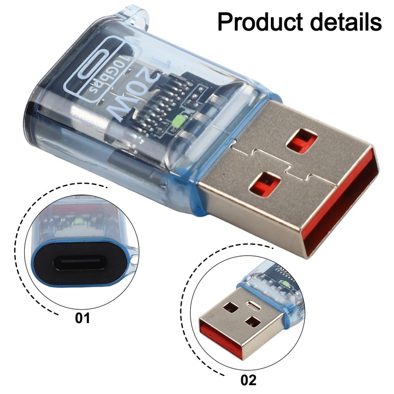 USB-C to USB-A 10Gbps Adapter Compatible with Laptops and External Drives gallery