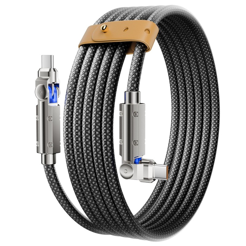 Upgraded 60W USB Cable 10FT,180°Rotation Long USB to USB Fast Charging Cable,...