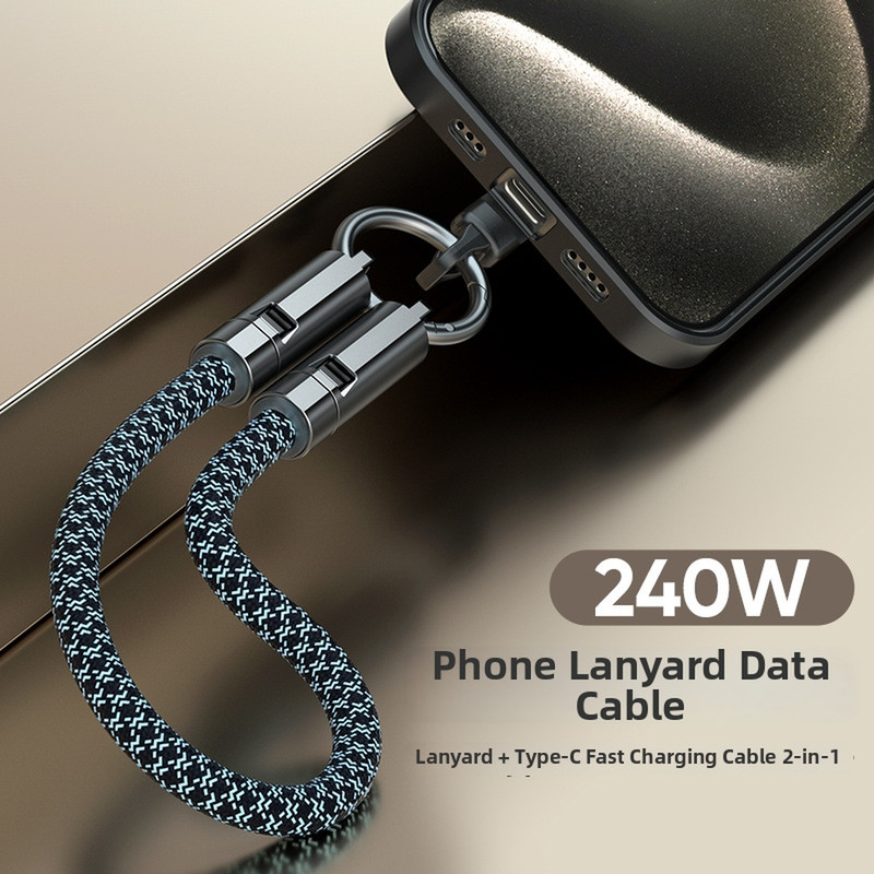 240W USB-C Charging Wrist Strap Lanyard Compatible with Most USB-C Devices gallery