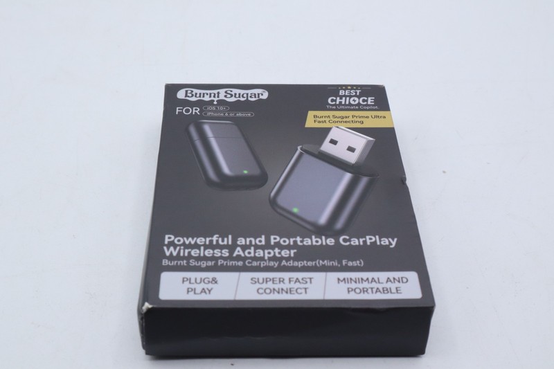 Burnt Sugar Wireless CarPlay Adapter for iPhone ios 10+ Sealed