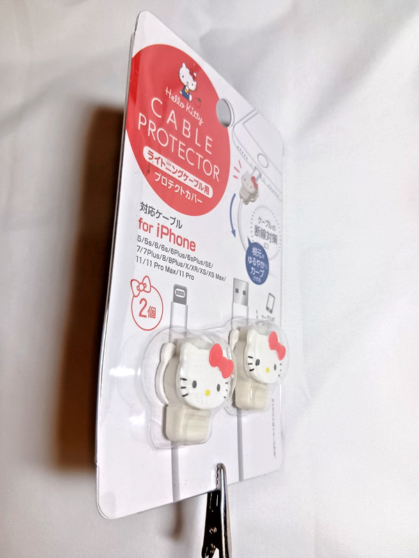 【Hello kitty 】cable protector/For iPhone/Preventing cable breakage/2 pieces gallery