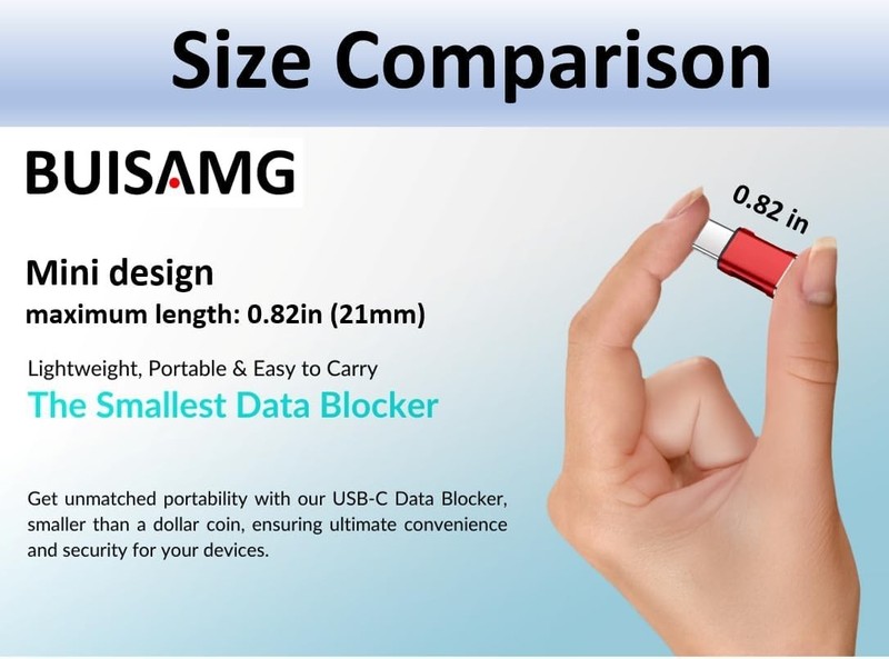 2025 Upgrade: USB Data Blocker Set with High-Speed Charging & Hacking Prevention gallery