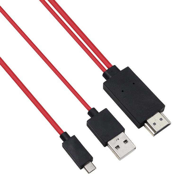 Micro USB MHL to HDMI Cable adapter HDTV For HTC Desire 820 510 320 310