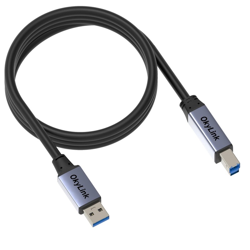 5FT 1.5M USB 3.0/3.2 Gen 1 Printer Cable A Male To B 5Gbps Aluminum Shell Cord gallery