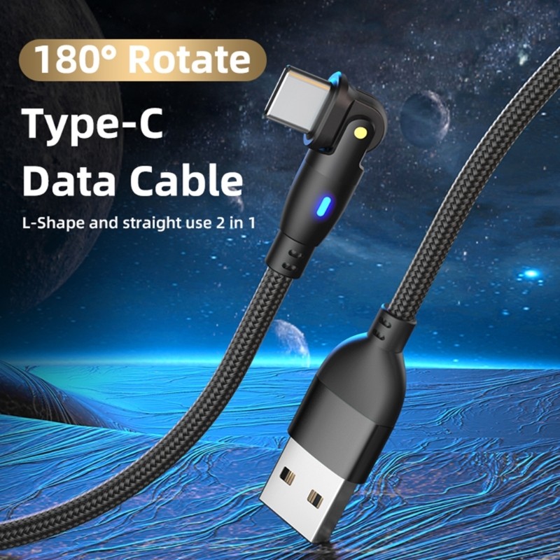 Braided USB to USB C Cable for Fast Data Transfer 3A Charging Cord Wire gallery
