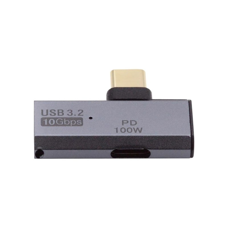 10Gbps USB-C Type-C 1-to-2 USB-C Female OTG & 100W PD Power Adapter for Lapto...