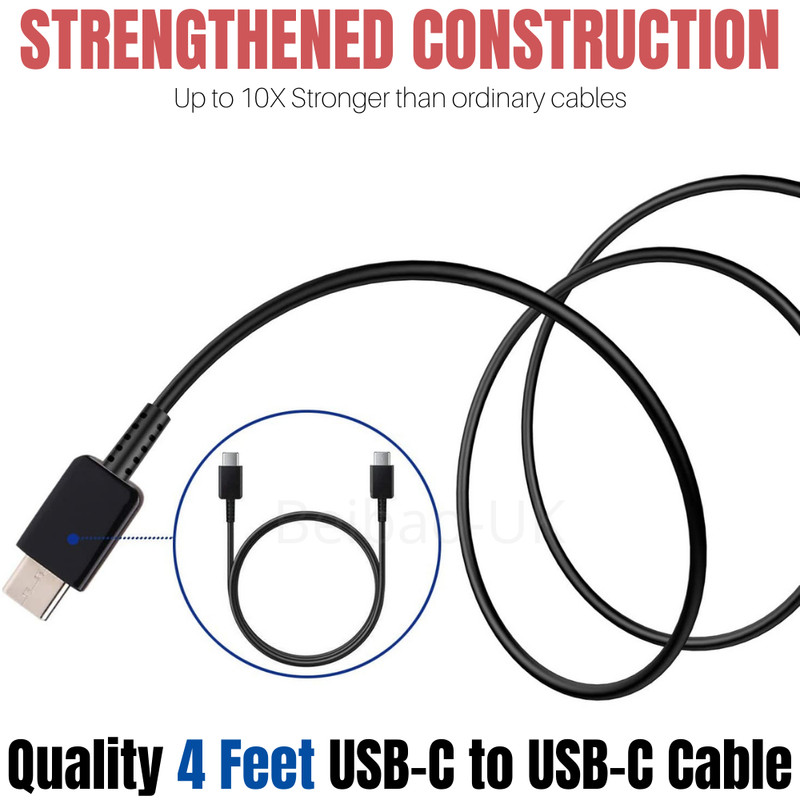 6 Pack Type USB-C Cable PD Fast Charger 3FT For Samsung S20 S22 iPhone 15 16 Pro gallery