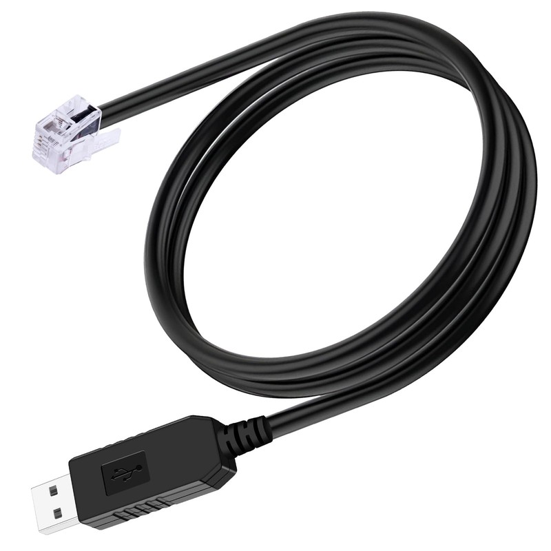 USB to RJ11 Radar Detector Cable – Compatible with Uniden R1/R3/R7, Escort MA…