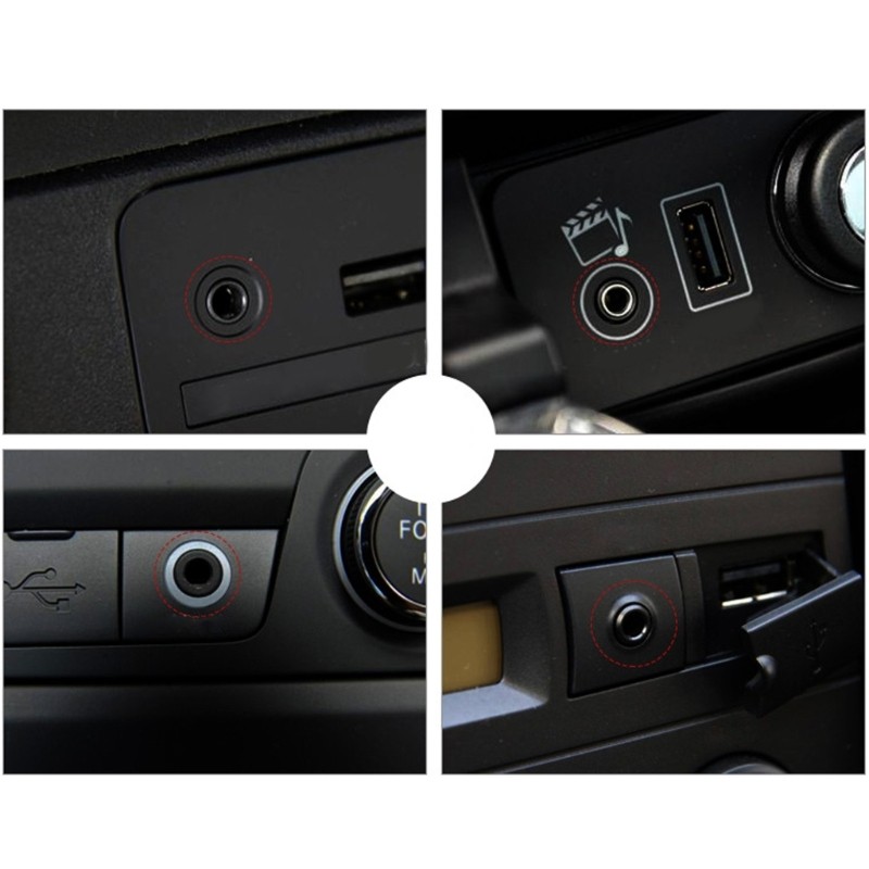 20cm/8-inch Length 3.5mm Male AUX Sound Plugs Jacking to USB Female Converter gallery