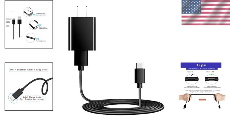 USB Type-C Charging Cable for W-King & Marshall Speakers - 3.3ft Durable Design gallery