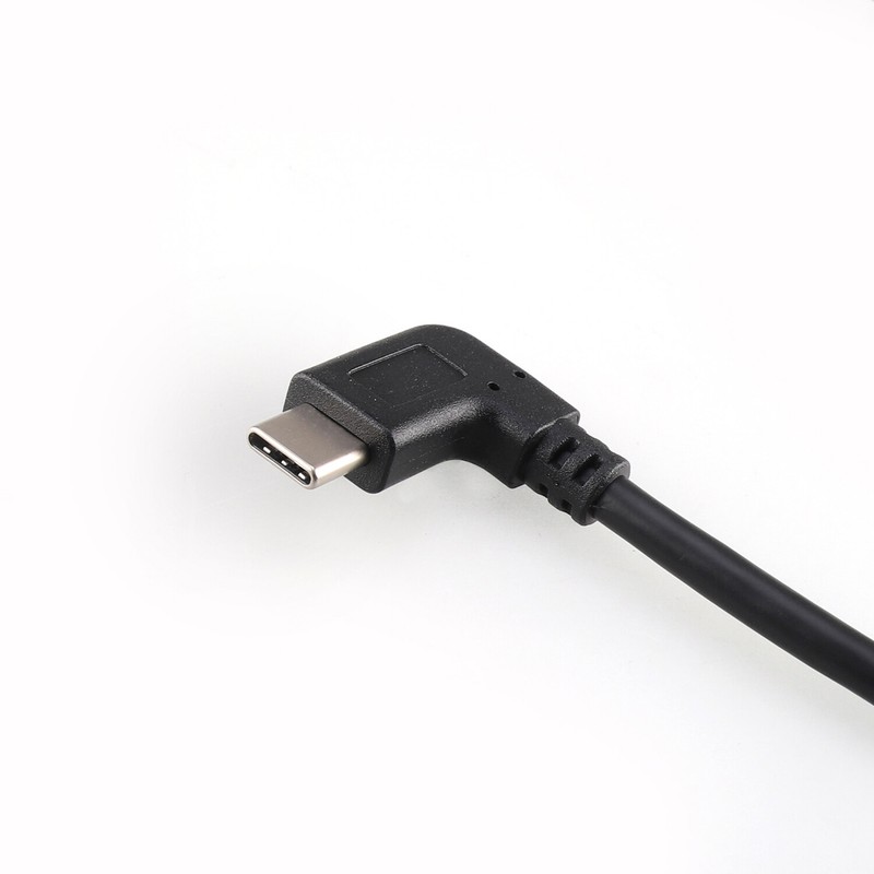 30CM Type-C USB 3.1 Male to USB-C Female 90 degree Extension Data Cord gallery