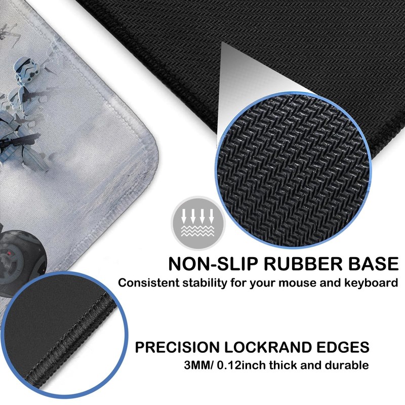 Large Gaming Mouse Pad XXL,Soft Big Extended Mousepad with Non-Slip Rubber Ba... gallery