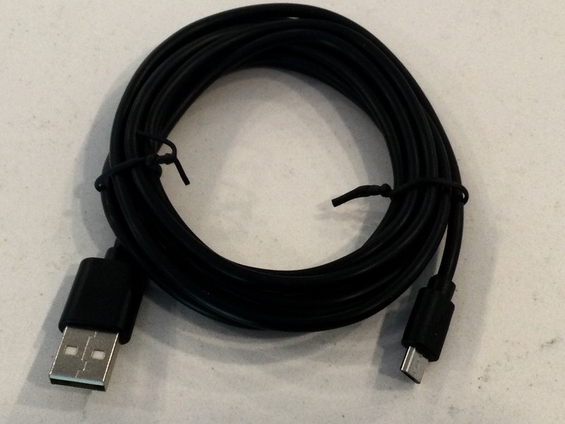 Black USB Cable Cord. NEW.