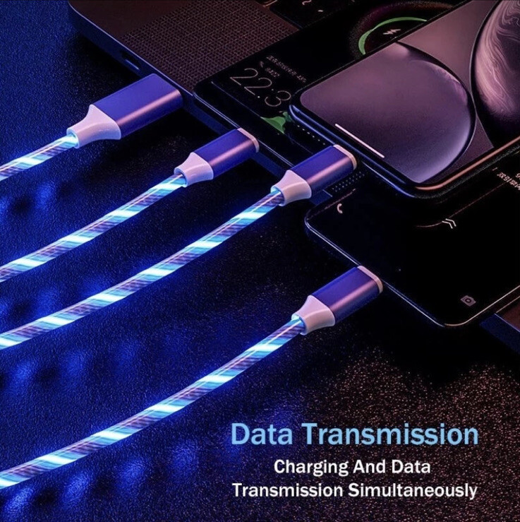 3in1 Metal Steamer Cable,Is Suitable For Apple Android,Type-c,Moble Phone,one,sp gallery